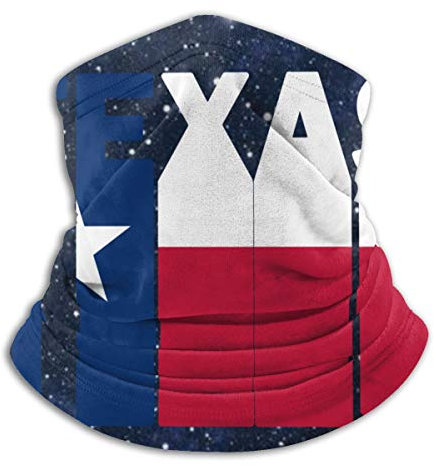 Retro-Texas-Flagge Unisex Halstuch Halswärmer Stilvoll Haarband Schnelltrocknend Headwrap Für Klettern Radfahr Wandern