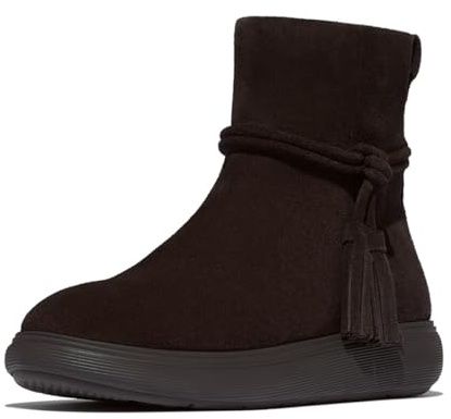 Fitflop Women's Iq-comff Tassel Suede Short Boots Ankle