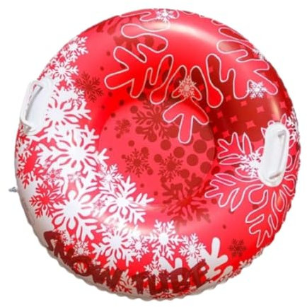 LOVIVER Aufblasbarer Snow Tube Ski Tube Zubehör Schlitten Geschenk Rodeln Aufblasbarer Schneeschlitten Schneering für Spiele Wintersport