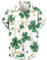 Bhnyku St. Patrick's Day Hemd Herren Kurzarm Knöpfe Revers Hemdbluse Lässiges Grünem Hut Bedruck Kurzarmshirt Irischer Festliche Locker Herrenhemd Irland Festivalkostüm Freizeithemden für Männer