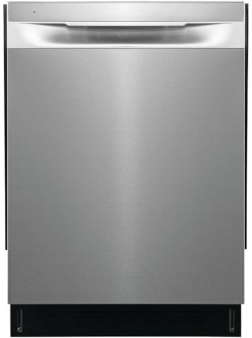 Frigidaire 24 in. Top Control Built-in Tall Tub Dishwasher in Stainless Steel with 5-Cycles 49dBA and Hybrid Tub FDHP4336AS