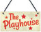 Signs Plaques Childs The Playhouse Bedroom Playroom Sign Hanging Wall Plaque House Decor