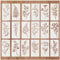 Wanmu Lot de 18 pochoirs réutilisables pour peinture florale et feuilles - Modèles de dessin pour adultes et enfants - Bricolage de cartes en bois, murs, portes, toiles, meubles, décoration