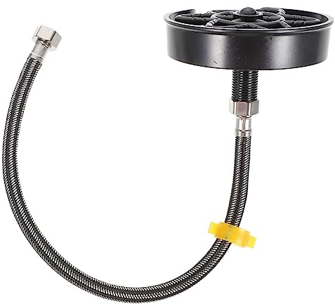 Automatischer Gläserspüler für Spülbecken, 1 Satz Schwarz Abs | One Press Sprühwäsche, Mehrwinkel Besprühung, Einsatz für Riegel und Gewerbliche Nutzung