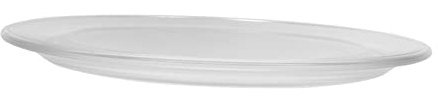 Cabilock Mikrowellenteller Stabile Glasplatte Mikrowellen drehteller Ersatz Mikrowelle Glasblech Backofen Geeignet Langlebig Praktische Mikrowellengeschirr Zubehör
