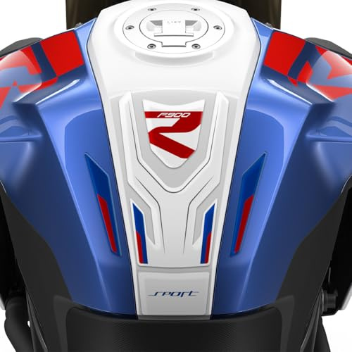 Az Graphishop Tankpad aus 3D-Harz, kompatibel mit BMW F 900 R 2024-2025, Schutz vor Stößen und Kratzern, Motorradzubehör, Made in Italy GP-4017 (Sport)