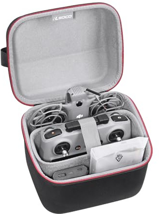 RLSOCO Neo 2 Tasche für DJI Neo 2 Fly More Combo - Passform Neo 2 Drohne,RC-N3 Fernsteuerung,3 Akkus,digitalem Transceiver,Ladestation,Ersatzpropeller und weiteres Zubehör