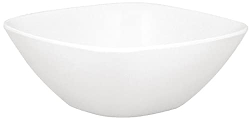 Olympia Kristallon Assiette carrée courbée en mélamine Noir - 300mm