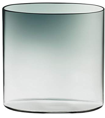 Iittala 1015379 Ovalis Vase 160 mm grau/klar