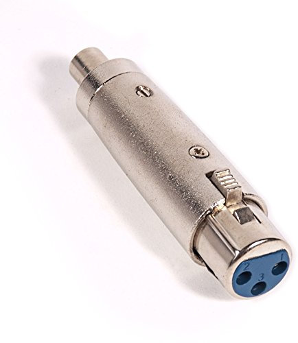 ICT Adattatore Audio Cannon XLR Femmina A RCA Femmina