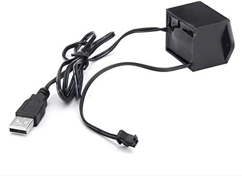 MASUNN USB Inverter Controller per 1-10 M LED El Wire Bagliore Flessibile Neon Decor DC5V