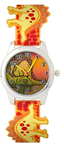 Kids Fun Time Stegosaurus Dinosaurier-Armbanduhr für Jungen und Kinder
