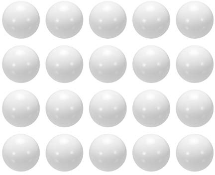 sourcing map 20 Stücke POM Münzring Bälle Kunststoff Lagerkugel 10mm