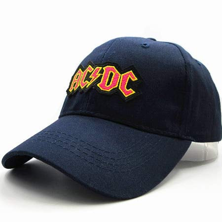 QOHNK ACDC-Buchstabe-Stickerei-Baumwollbaseballmütze-Hip-Hop-Kappen-Justierbare Hüte Für Kinder Männer Frauen