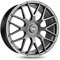 MAM GT1 19 Zoll Alufelge 9,5J 5/112 ET30 66,6 PALLADIUM LIP POLISH