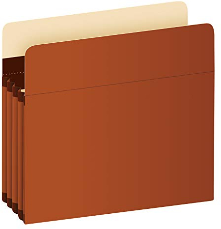 Pendaflex Fächermappe für Akkordeon, extra langlebig, erweiterbar 8,9 cm, Briefgröße, verstärkt mit Dupont-Tyvek-Material, 10/Box (15421), Braun