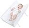 YENING Baby-Wickelunterlage für Kommode, mit Bezug, wasserdichtes Futter, Schaumstoff, konturierte Wickeltischauflage, 78,7 x 40,6 cm, Weiß