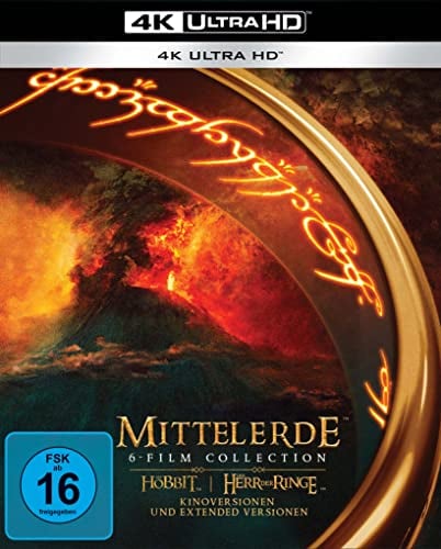 Mittelerde 6-Film Collection - Kinoversion und Extended Version von allen 6 Filmen auf 15 Discs (4K Ultra HD) [Blu-ray]