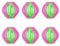 Blissify Washing Machine Lint Filters (Pack Of 6) – Pink Micro-Circle Bristle Pet Hair Catcher for Washing Machine - Reusable Hair Remover Lint Balls - Washing Machine Laundry Balls