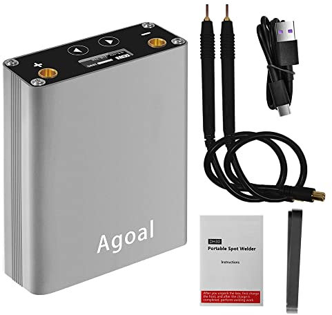 Upgraded Spot Welder 30 Gears Adjustable, Portable DIY Spot Welding Machine with OLED Screen 5000mAh Rechargeable Battery for Max 0.2mm Nickel Strip - DH30