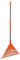 BLACK+DECKER Gartenrechen - 168 x 60 x 5,5 cm - Rasenrechen mit Komfortablem Griff - Mehrwegharke - Orange/Schwarz