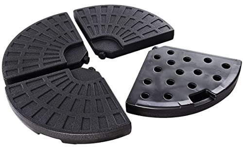 Decor Space Base in plastica per ombrellone palo Laterale marmette quadrate da riempire