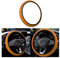 CGEAMDY Universeller Lenkradbezug für Auto, Durchmesser 37 – 38 cm, elastischer Lenkradbezug, atmungsaktive Mikrofaser aus Eisseide, rutschfest, geruchlos (Orange)