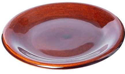 KADAX Platos llanos, platos de arcilla con capa de cerámica, aptos para lavavajillas, platos llanos, platos para servir desayuno, tartas, postres (pequeño, 1 unidad)