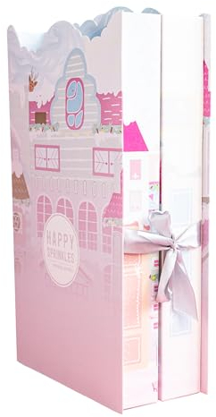 HAPPY SPRINKLES Sprinkle Town Adventskalender - Weihnachtsdeko für Gebäck - Tortendeko zu Weihnachten - Geschenk für Männer & Frauen (Sprinkle Town)