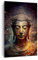 Wandbilder Dekoration Wohnzimmer Buddha Meditation Religion Bilder auf Leinwand 80x120cm Leinwandbild mit Rahmen Schlafzimmer Küche Deko Wand Kunstdruck Art Groß XXL Wanddeko Bild Canvas PA80x120-5775