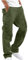 YAOHUOLE Pantalon Cargo Homme Jogging Homme Coton Pantalon, Sport Survêtement avec Poches Vert armée 2XL