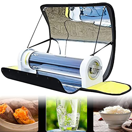 ZHPPED Barbecue Portable, Four Solaire, Cuisinière Solaire De Grande Capacité De 4,5 L, Four D'extérieur, Réchaud De Camping avec Thermomètre, Idéal pour Le Camping Ou La Randonnée