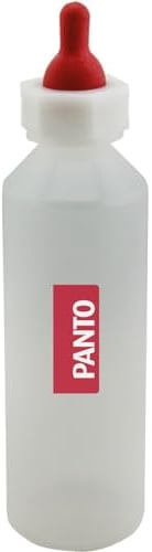 PANTO Lämmermilch Aufzuchtflasche 500ml – hochwertige & langlebige Lämmermilchflasche zur Aufzucht von Schaflämmer & Ziegenlämmer