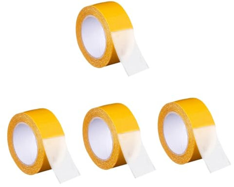 PartyKindom 4rouleaux Ruban Adhésif Double Face Épais Ruban De Montage Résistant Pour Décorations Murales Événements Et Bricolage