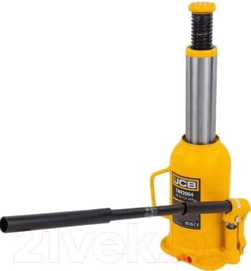 JCB 20 Tonne Automotive Hydraulic Bottle Jack, 450mm Maximum Lift - Equipped with an adjustable height screw - Steel plate design - 3 year Warranty