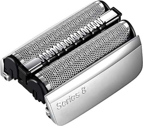 Uirheurd Scherkopf für Braun Series 8 Ersatzkopf 83M Scherkopf für 8 Ersatzscherkopf für Elektrorasierer für Ersatzscherteil kompatibel mit Rasierer Herren für Series 8 8467s 8370cc Scherkopf