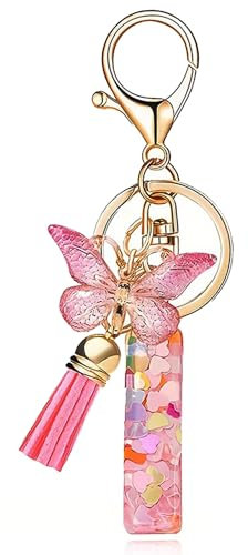 Porte-clés personnalisé, porte-clés pour femme, mignon, personnalisé, sac, cadeaux d'anniversaire pour sœur (I)