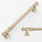 Amerdeco 6 Pack Gold Cabinet Pulls 160mm Hole Center Cabinet Hardware Kitchen Cabinet Handles for Bathroom Drawer Pulls Dresser Pulls AM022