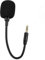 QGH Microphone for Headset, Detachable 3.5mm Replacement Game Microphone for Headset, Noise-Cancelling Mic Compatible with PS4, PS5, Xbox One, and PC, Ideal for Gaming and Communication