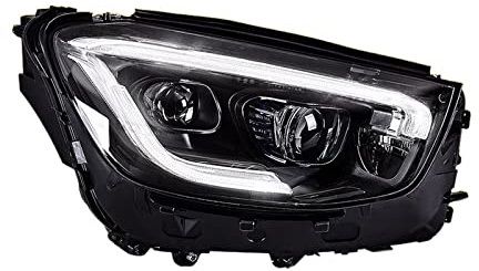 EWXQASEOU Lampe frontale de compatible avec Mercedes-benz GLC 2020-2021 W253 Objectif de projecteur de phare LED DRL Animation Accessoires automobiles