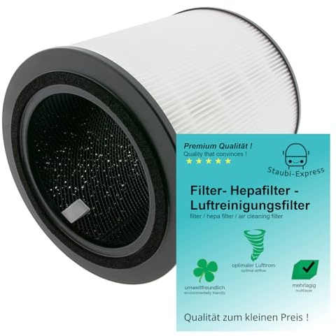 Staubi-Express 1x Filter kompatibel mit Bosch Air 4000 Luftreiniger I Hepa Filtersystem