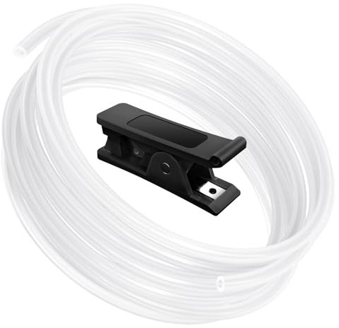 HANGLIFE PTFE Schlauch 4mm x 2,5mm | 5m mit Rohrschneider | Kompatibel mit Bambu Lab A1 Mini/A1/P1P/P1S/X1C/AMS/P1/X1-Serie & Creality K1/K1 Max/Ender 3 V3 3D-Druckern - 1,75mm Filament