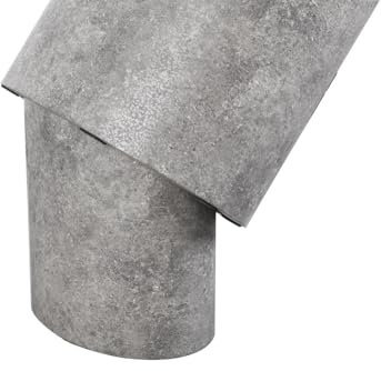 Riess Ambiente Modernes 2er Set Beistelltische DICE - 55cm - grau oval - Marmor-Optik - Couchtische Set