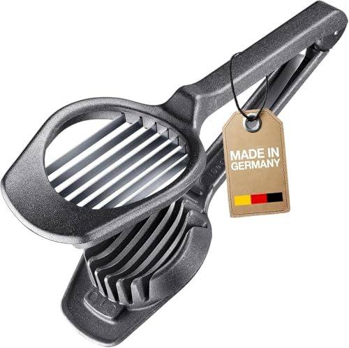 Westmark Obst- & Pilzschneider Champion Black Edition – Präziser Scheibenschneider für Champignons, Kiwi & Erdbeeren – Anthrazit