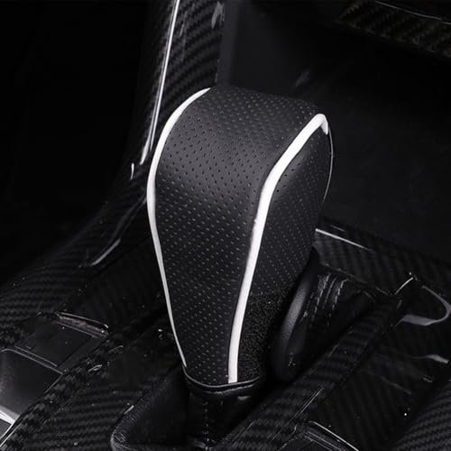 ZDYTPATX Auto Schaltknauf Abdeckung Für A3 A4L A5 A8 S3 S5 Q5 R8 Q7 TTS, Schalthebel Schutzabdeckung Anti Rutsch Verschleißfeste Schutz Innenausstattung Zubehör,A