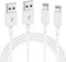 3 Pezzi 2m Cavo iPhone Originale Apple, Cavo Lightning USB iPhone Ricarica Veloce Compatibile con iPhone 14 Pro 13 Pro Max 12 Mini 11 Pro X XS XR 8 7 6 SE iPad