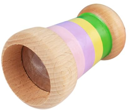 Generisch Holz-Kaleidoskop für Kinder – handgefertigtes klassisches magisches Kaleidoskop-Spielzeug | Tragbares visuelles Holzspielzeug für Fantasie, Lernen und kreatives Spielen