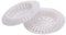 KitchenCraft SINKSTRAINER Sink Strainer / Drain Hair Catcher Set, Plastic, Pack of 2, White