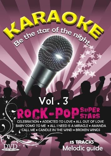 Karaoke Rock-Pop Super Stars Vol.3 (Karaoke Music DVD)