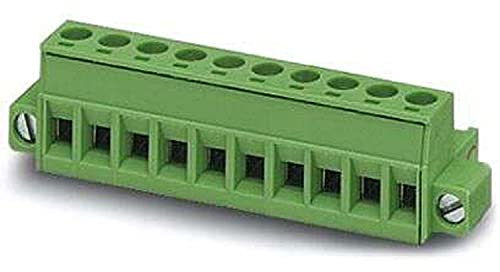 PHOENIX CONTACT MSTB 2,5 HC/12-STF Leiterplattensteckverbinder, Grün, 2.5mm² Nennquerschnitt, 12 Anzahl der Anschlüsse, MSTB 2,5 HC/..-STF Artikelfamilie, 5mm Rastermaß, 50 Stück
